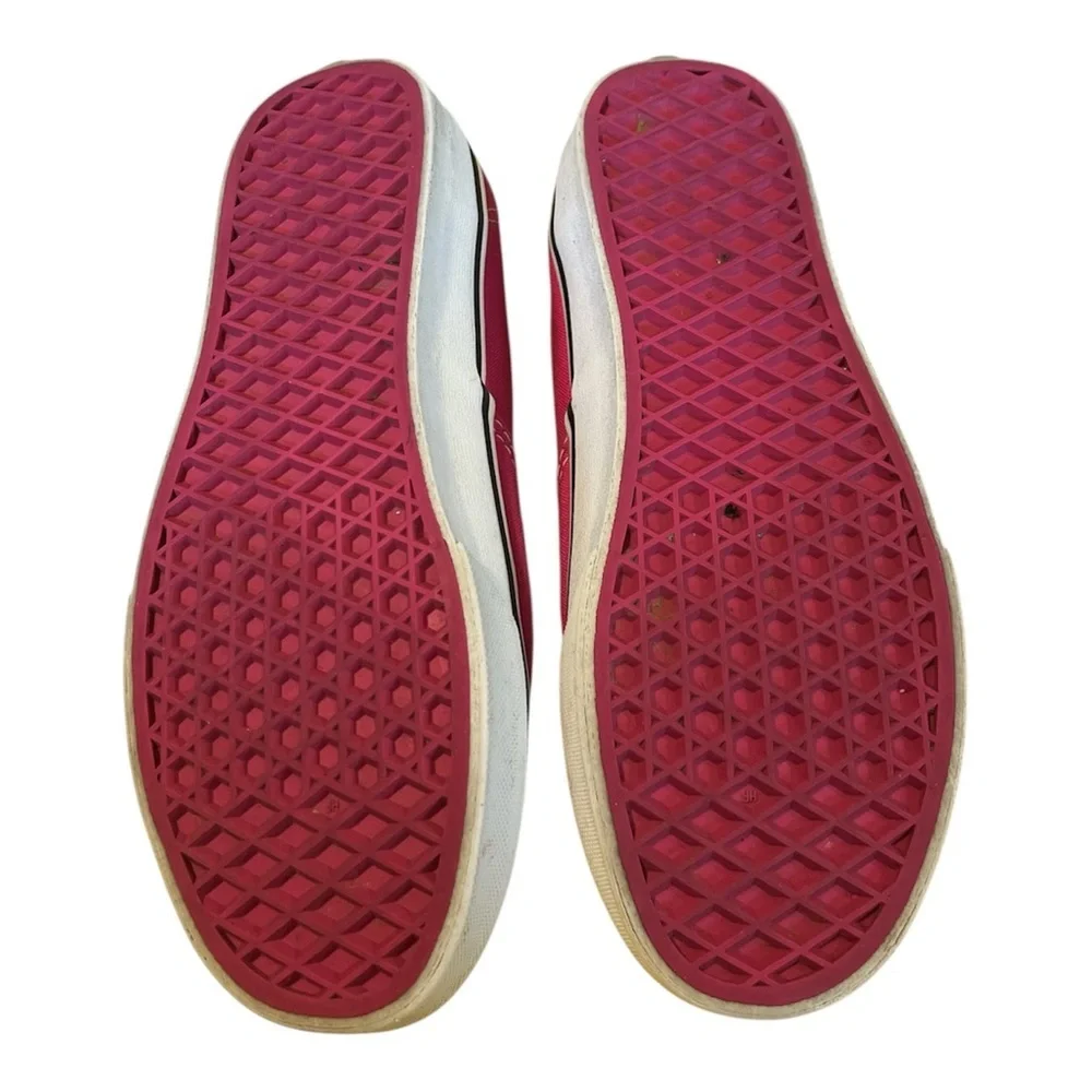 Vans Authentic Hot Pink Canvas Sneakers Women's 7.5 / Men's 6 Skate Shoes